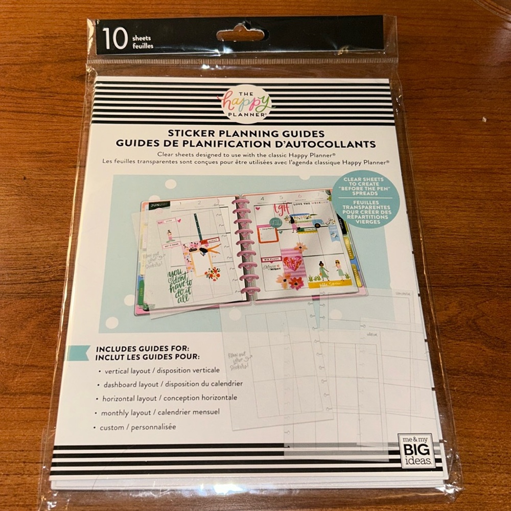 Happy Planner Sticker planning sheets